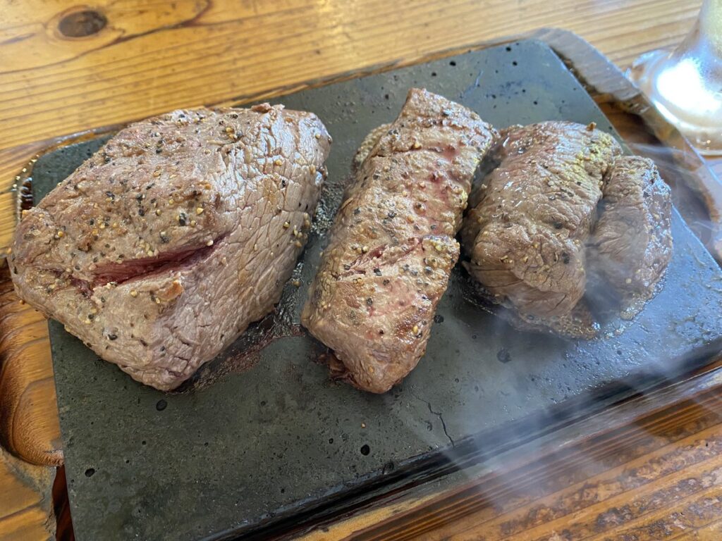 やっぱりステーキの赤身とイチボ