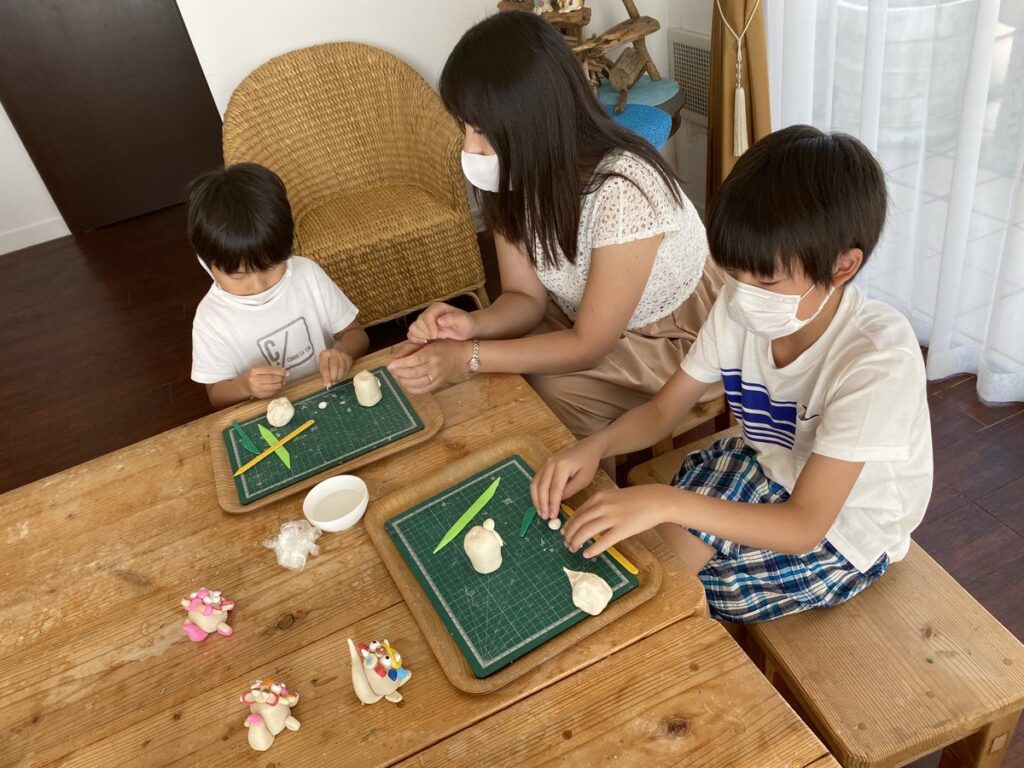 リゾナーレ小浜島のシーサー作り体験