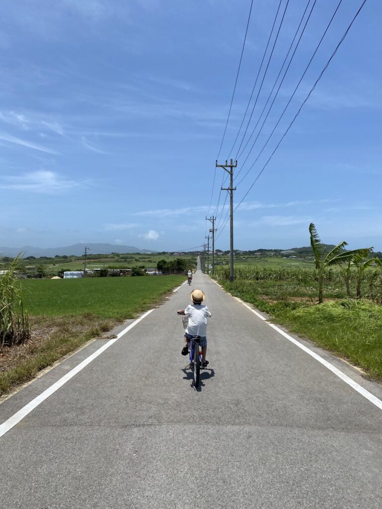 小浜島シュガーロードのサイクリング