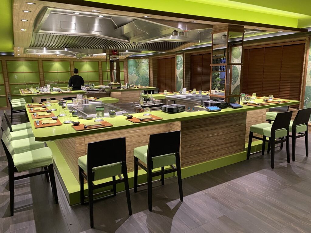 MSCベリッシマ鉄板焼き海渡