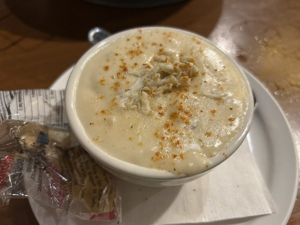 Phillips SeafoodのCream of Crab Soup