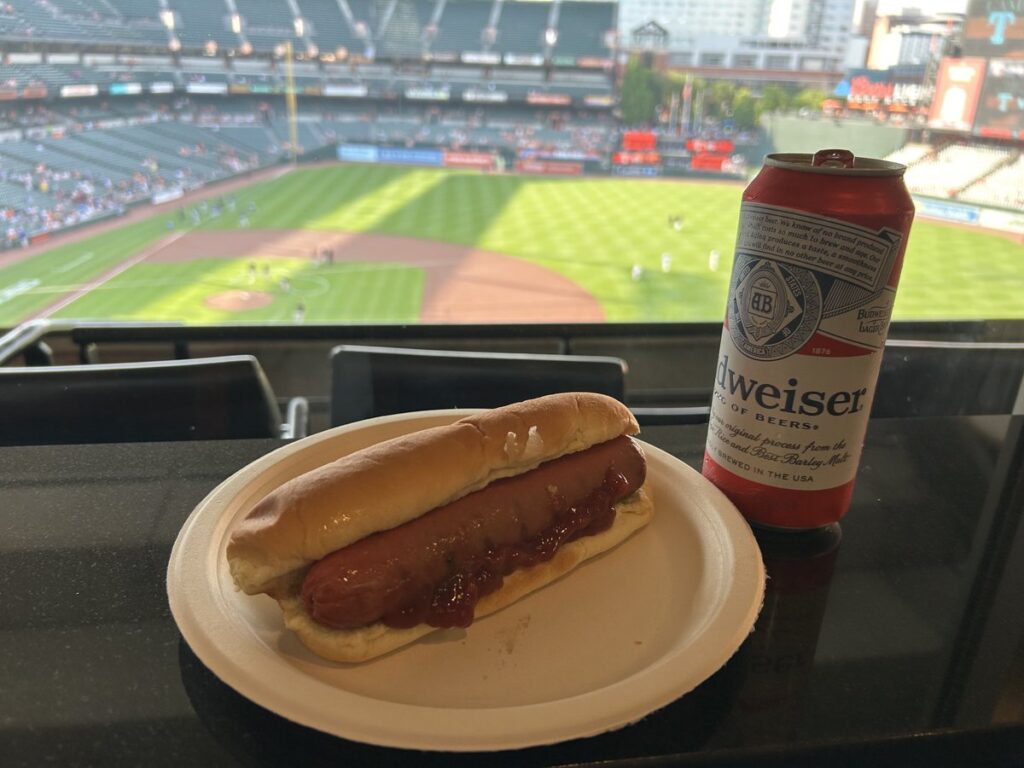 オリオール・パークのプライベートルームのビール