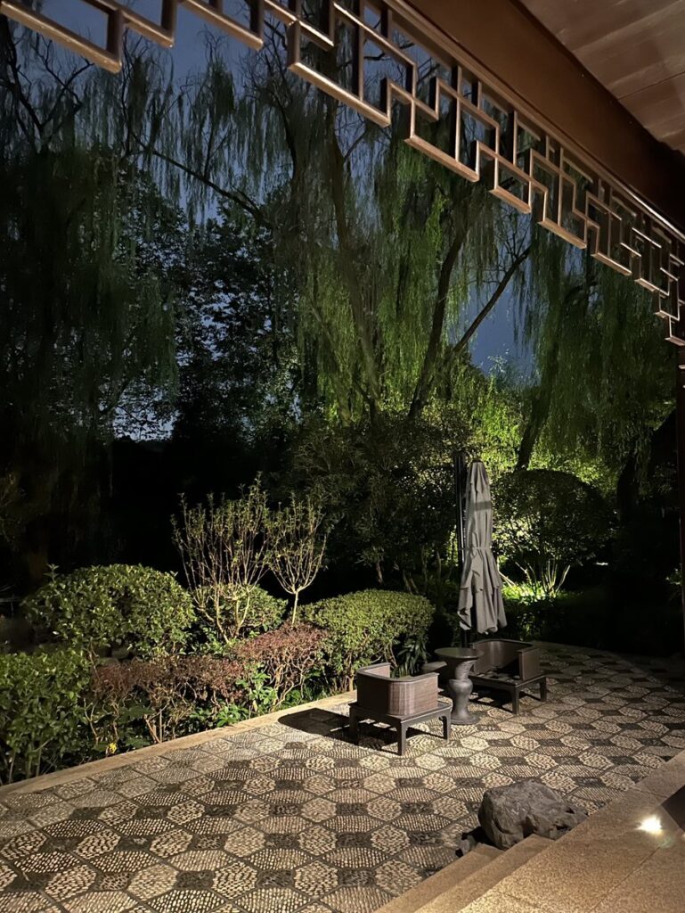 Four Seasons杭州西湖の金沙厅の庭