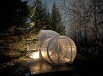 アイスランドのドーム型テント「Buubble Hotel」に宿泊