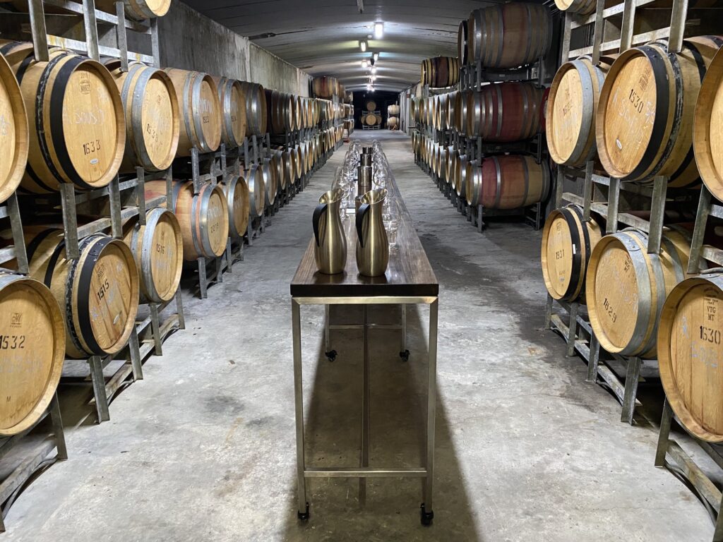 TarraWarra Estateでワインテイスティン