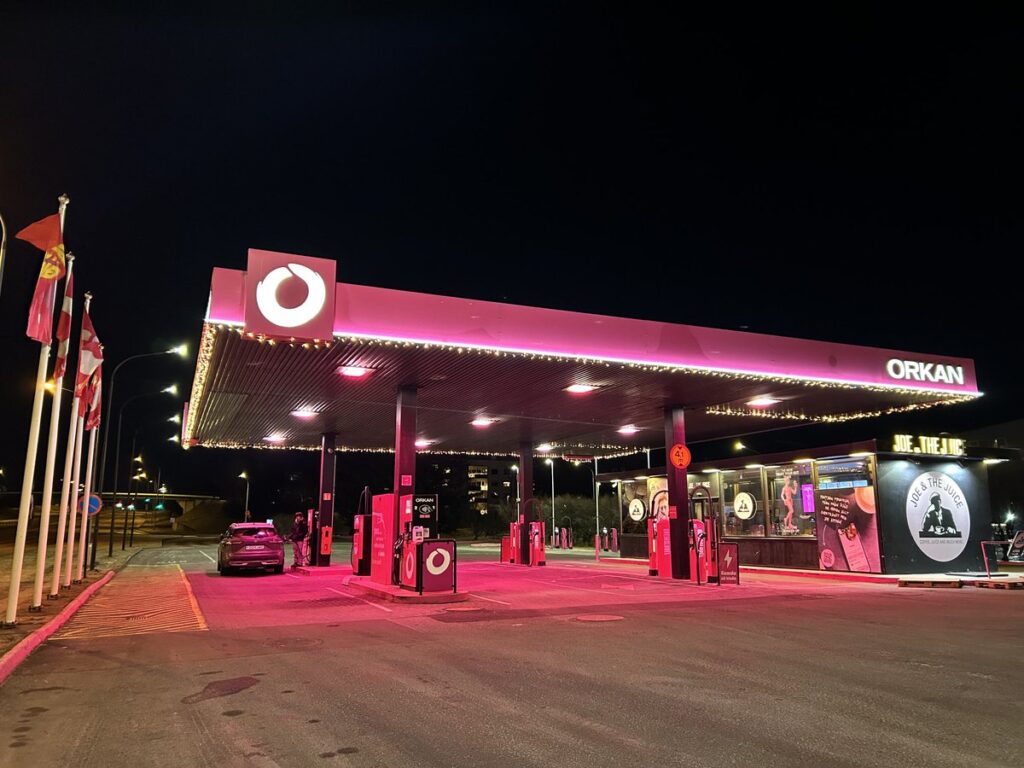 ORKANのガソリンスタンド