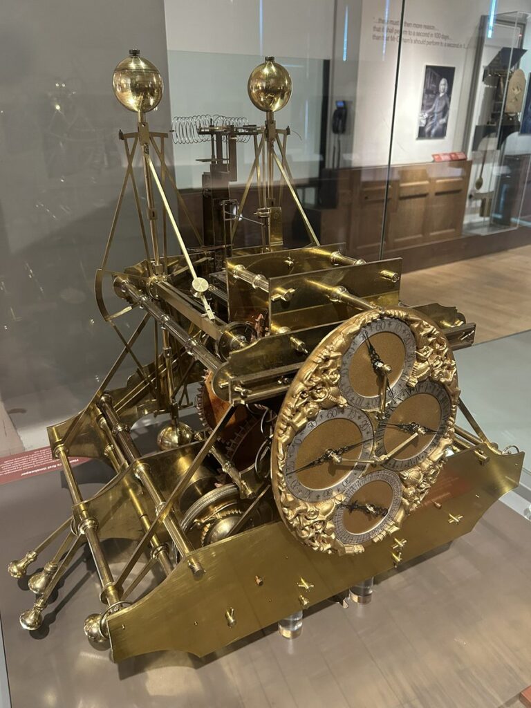 グリニッジ天文台に展示された大型のマリン・タイムキーパー