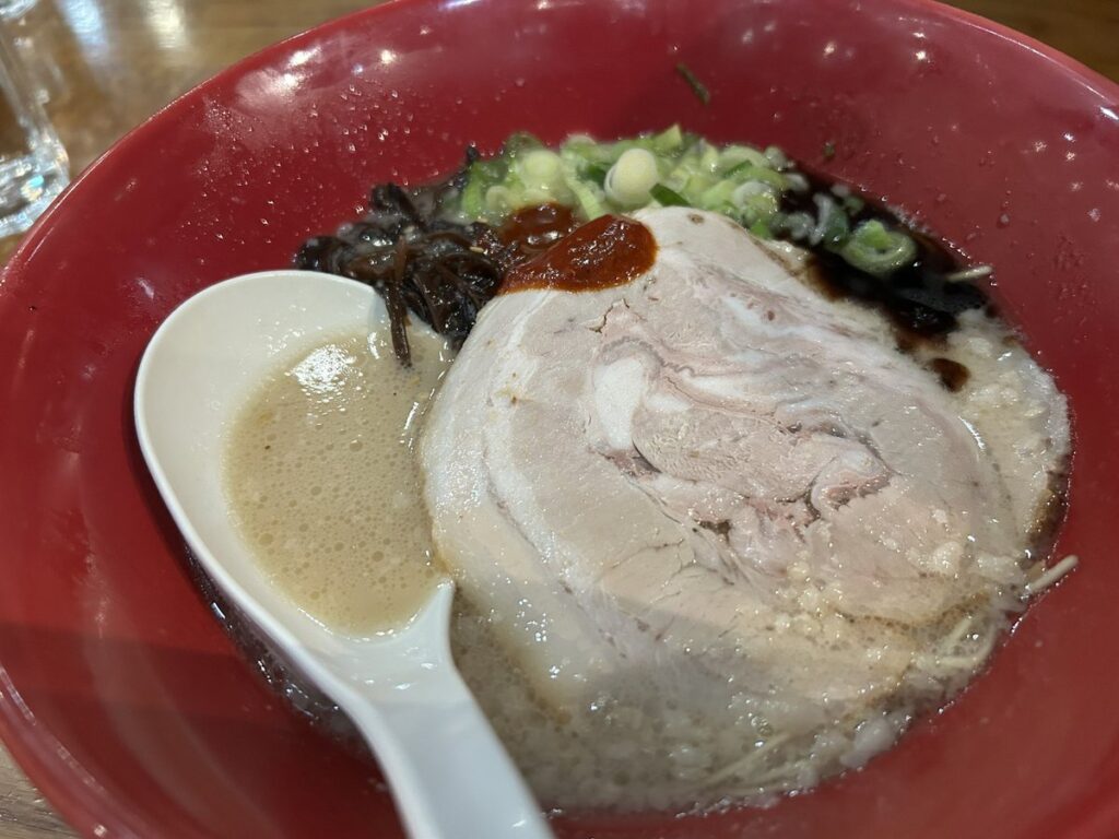 ロンドン一風堂のラーメン