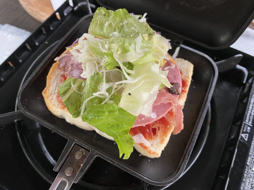 ホットサンドにのせる生野菜