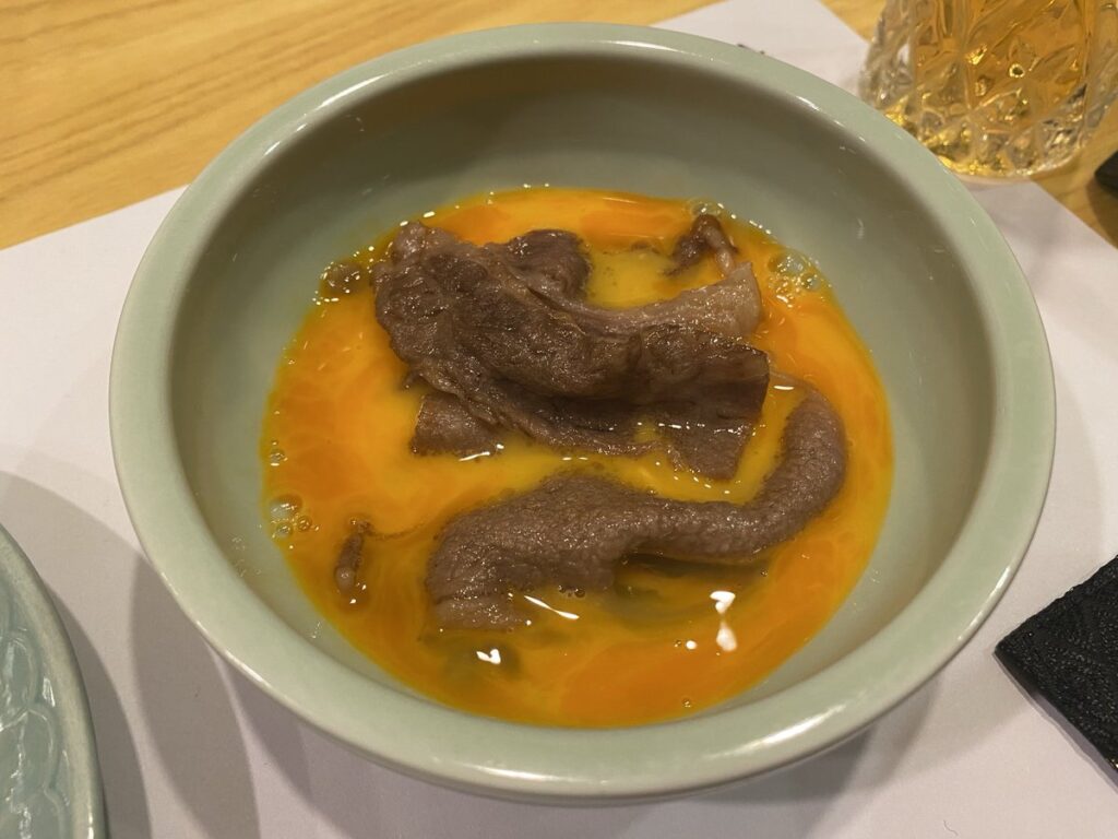 MOTOYA別邸のすき焼き