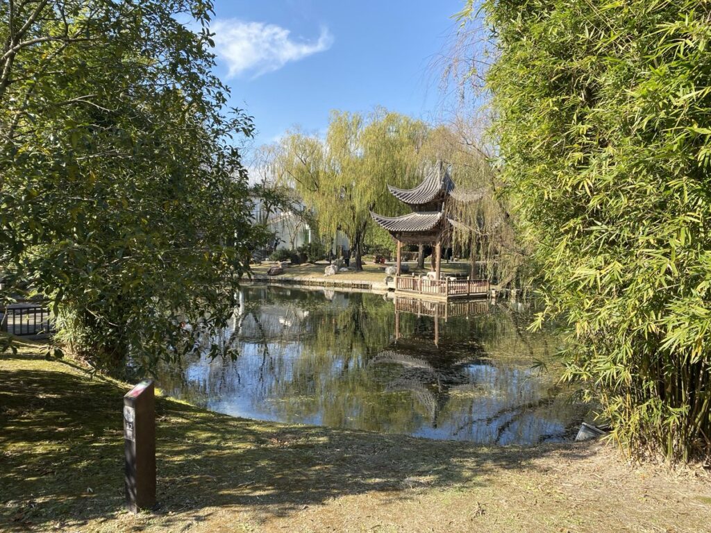 上海・聞道園の庭園