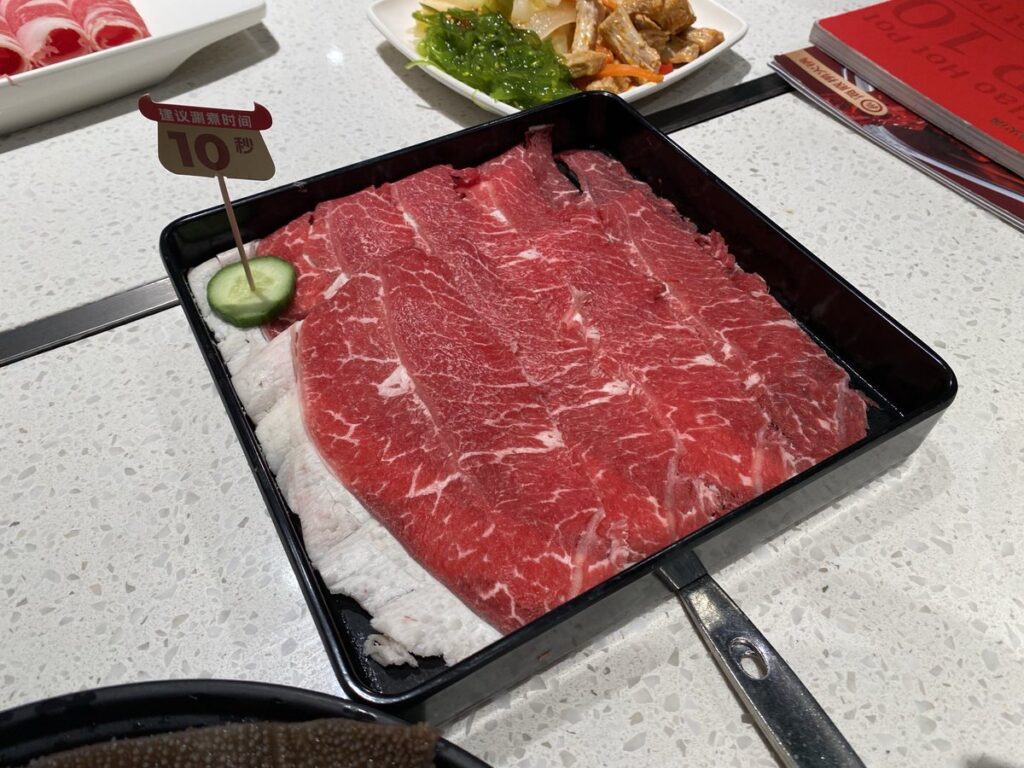 海底撈火鍋の料理