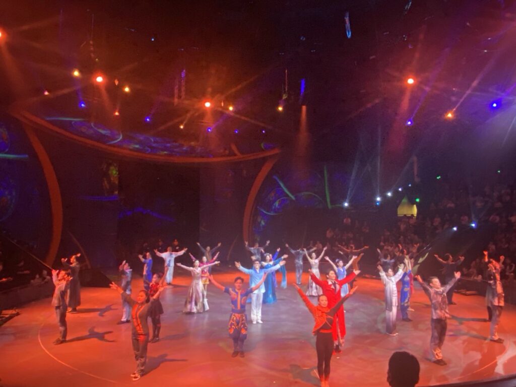 上海雑技団ERA-時空之旅2の公演後