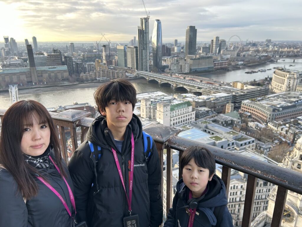 「セントポール大聖堂」の「Dome Gallery」から望むロンドンの大パノラマ