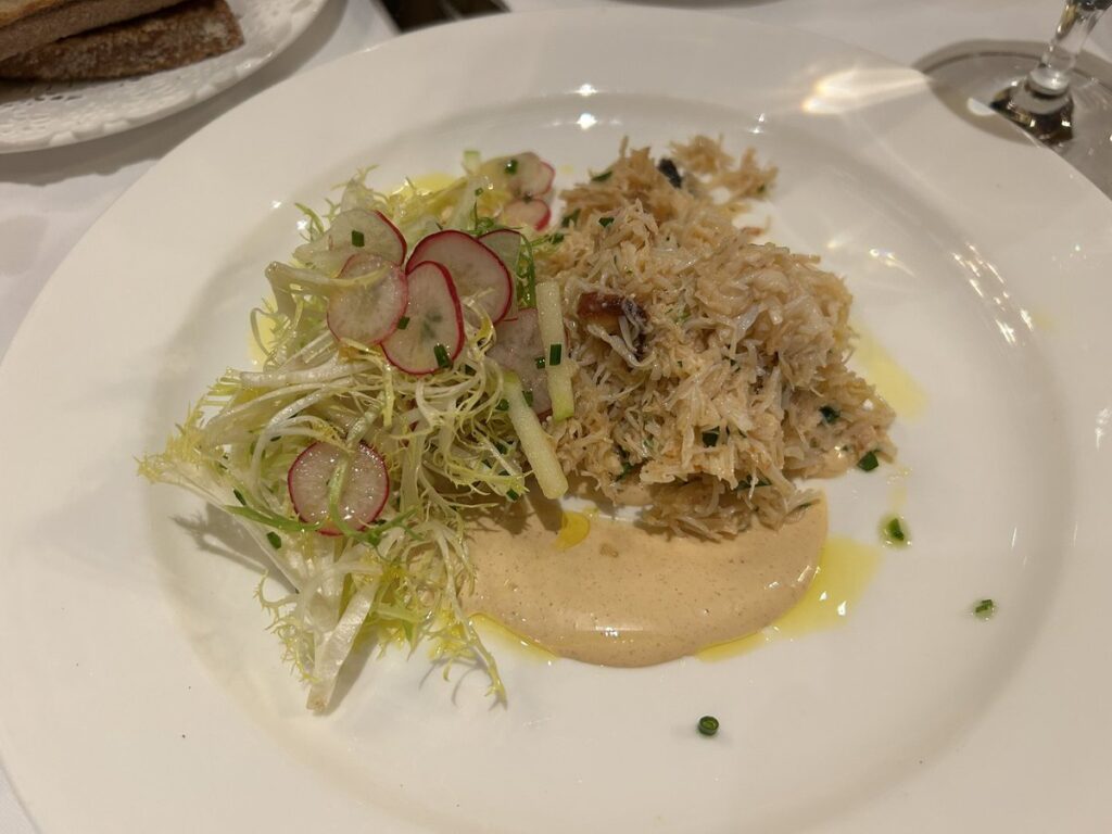 Rules RestaurantのSALAD OF DORSET CRAB
