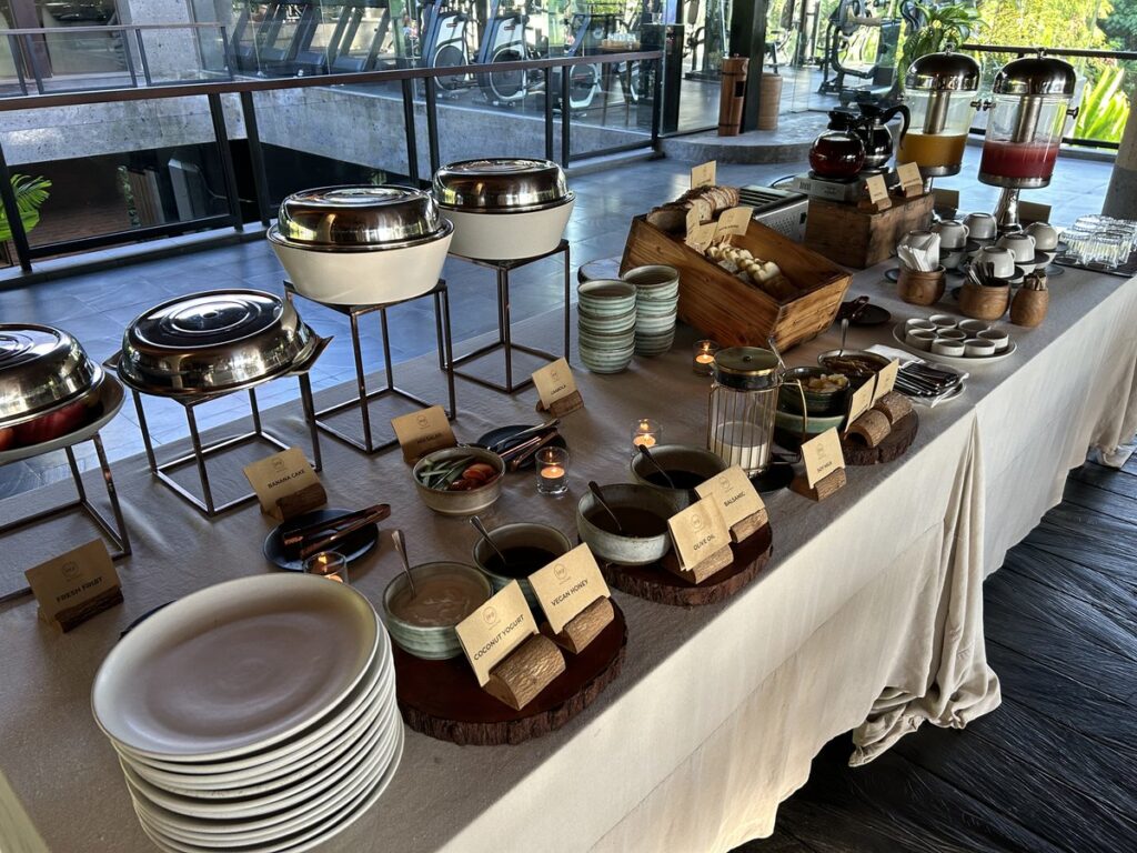 Tangi Restaurantの朝食ブッフェ