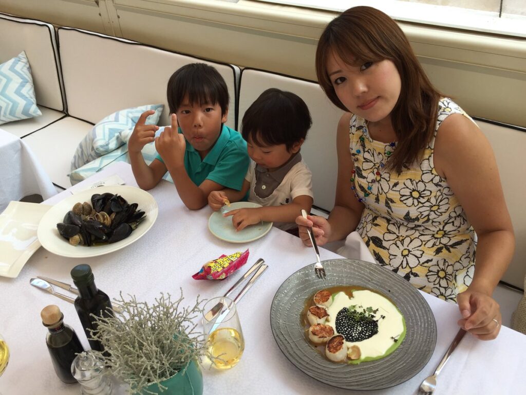 Proto Fish Restaurantのテラス席