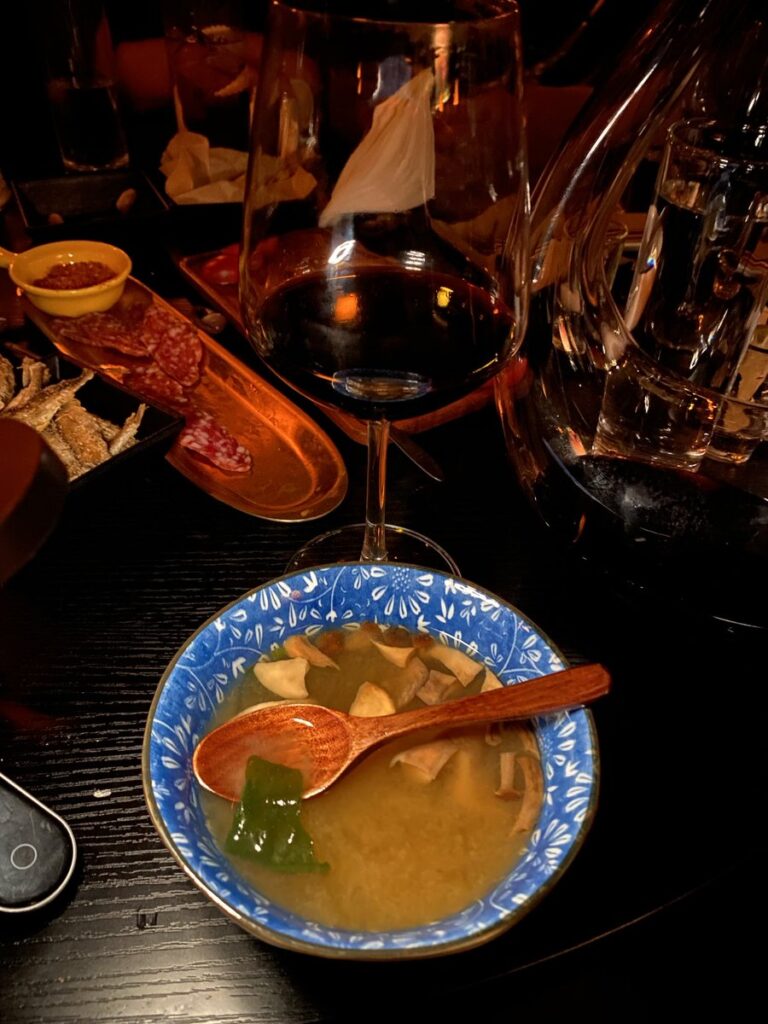 MAZE Bar美泽 Whisky Cocktailの味噌汁